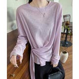 Tシャツ アシメデザイン 長袖 透け感夏 | Miniministore | 詳細画像6