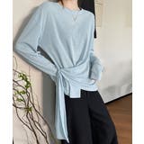Tシャツ アシメデザイン 長袖 透け感夏 | Miniministore | 詳細画像8