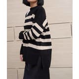 ニットトップス レディース ボーダー | Miniministore | 詳細画像6