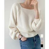 ニットトップス レディース 無地 | Miniministore | 詳細画像1