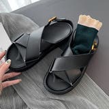 厚底 クロスベルト サンダル レディース | Miniministore | 詳細画像5