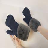 ファーブーツ ブーティー 太ヒール 韓国 | Miniministore | 詳細画像8