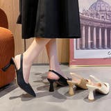 パンプス ポインテッドトゥ 太ヒール | Miniministore | 詳細画像14