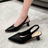 パンプス ポインテッドトゥ 太ヒール | Miniministore | 詳細画像4