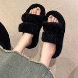 ファーサンダル レディース 厚底スリッパ | Miniministore | 詳細画像4 