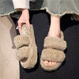 ファーサンダル レディース 厚底スリッパ | Miniministore | 詳細画像6 