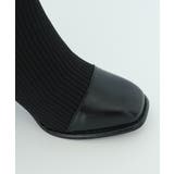 ソックス風ブーツ レディース 太ヒール | Miniministore | 詳細画像10 