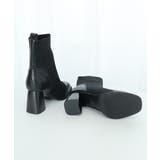 ソックス風ブーツ レディース 太ヒール | Miniministore | 詳細画像9 