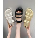 ミュールサンダル 厚底 ストラップ 夏靴 | Miniministore | 詳細画像10