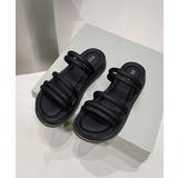 ミュールサンダル 厚底 ストラップ 夏靴 | Miniministore | 詳細画像11