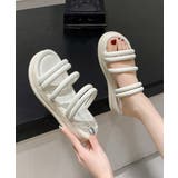 ミュールサンダル 厚底 ストラップ 夏靴 | Miniministore | 詳細画像4