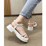 厚底 ストラップサンダル 韓国風 美脚 | Miniministore | 詳細画像15 