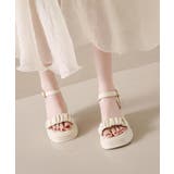 厚底サンダル 太ヒール 美脚 春夏 | Miniministore | 詳細画像3