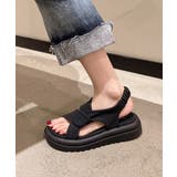 厚底サンダル クロスベルト 韓国 夏靴 | Miniministore | 詳細画像4 