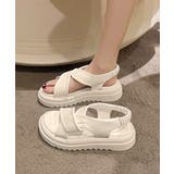 厚底サンダル クロスベルト 韓国 夏靴 | Miniministore | 詳細画像7 