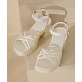 サンダル 厚底太ヒール クロスストラップ | Miniministore | 詳細画像11 