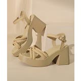 サンダル 厚底太ヒール クロスストラップ | Miniministore | 詳細画像13 