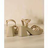 サンダル 厚底太ヒール クロスストラップ | Miniministore | 詳細画像14 