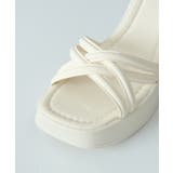 サンダル 厚底太ヒール クロスストラップ | Miniministore | 詳細画像18 