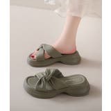 厚底サンダル ミュールサンダル 美脚 夏 | Miniministore | 詳細画像10