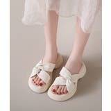 厚底サンダル ミュールサンダル 美脚 夏 | Miniministore | 詳細画像2