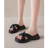 厚底サンダル ミュールサンダル 美脚 夏 | Miniministore | 詳細画像6