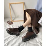 厚底ローファー レースアップ 美脚くつ | Miniministore | 詳細画像12