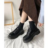 厚底ローファー レースアップ 美脚くつ | Miniministore | 詳細画像4
