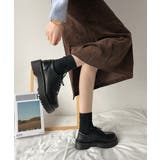 厚底ローファー レースアップ 美脚くつ | Miniministore | 詳細画像5