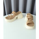 ミュールサンダル 厚底 太ヒール 美脚夏 | Miniministore | 詳細画像17