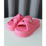 厚底 ミュールサンダル クロスベルト 夏 | Miniministore | 詳細画像15