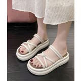 厚底サンダル ミュールサンダル 美脚夏靴 | Miniministore | 詳細画像7 