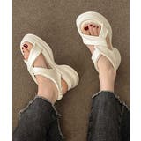 厚底サンダル レディース クロスベルト | Miniministore | 詳細画像11