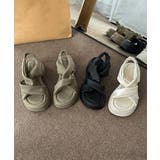 厚底サンダル レディース クロスベルト | Miniministore | 詳細画像2