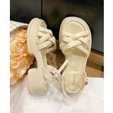 ストラップサンダル レディース 太ヒール | Miniministore | 詳細画像18 