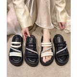厚底サンダル ミュールサンダル 韓国風夏 | Miniministore | 詳細画像1 