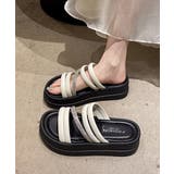 厚底サンダル ミュールサンダル 韓国風夏 | Miniministore | 詳細画像7 