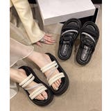 厚底サンダル ミュールサンダル 韓国風夏 | Miniministore | 詳細画像9 