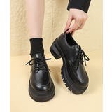 ローファー レディース 厚底 編み上げ | Miniministore | 詳細画像3