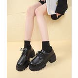 ローファー レディース 厚底 編み上げ | Miniministore | 詳細画像4