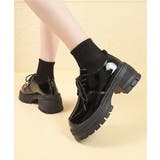 ローファー レディース 厚底 編み上げ | Miniministore | 詳細画像7