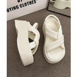 厚底サンダル クロスベルト レディース夏 | Miniministore | 詳細画像13