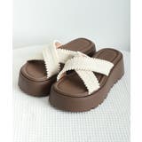 厚底サンダル レディース クロッシー編み | Miniministore | 詳細画像17 
