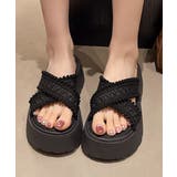 厚底サンダル レディース クロッシー編み | Miniministore | 詳細画像8 