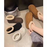 ムートンブーツ 厚底無地 ショートブーツ | Miniministore | 詳細画像15 
