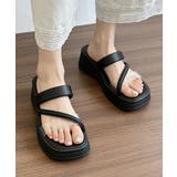 ストラップサンダル 異素材 レディース夏 | Miniministore | 詳細画像2