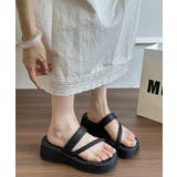 ストラップサンダル 異素材 レディース夏 | Miniministore | 詳細画像4