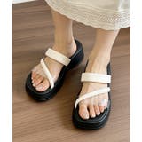 ストラップサンダル 異素材 レディース夏 | Miniministore | 詳細画像8