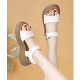 厚底 ベルクロサンダル 美脚 韓国風夏靴 | Miniministore | 詳細画像2