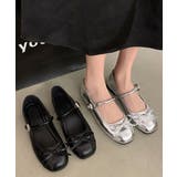 ストラップパンプス リボン レディース | Miniministore | 詳細画像1 